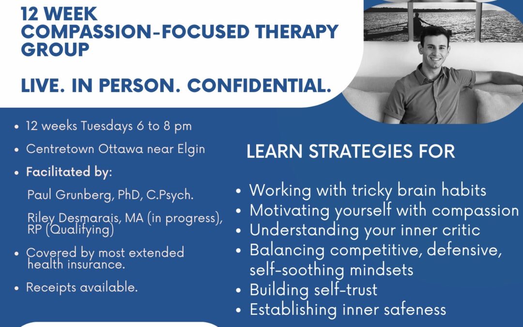 Spring 2023 Compassion Focused Therapy 12 Week Group